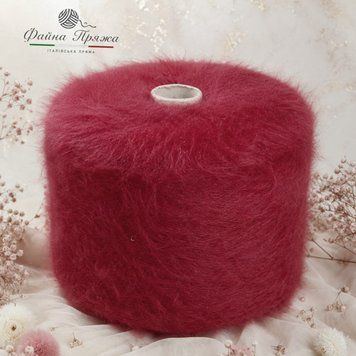 Пряжа Lagopolane COFIL MAROCCO червона екомохер з Італії &ndash; Файна Пряжа Пряжа Lagopolane COFIL MAROCCO червона екомохер з Італії &ndash; Файна Пряжа фото